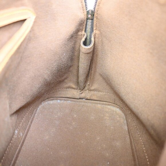 LOUIS VUITTON LV Logo Alma Hand Bag Monogram Leather Brown France - Picture 11 of 15